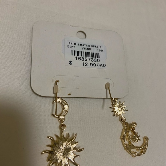 Sun and Moon earrings - Picture 6 of 6